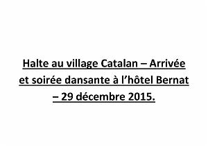 AOBR 2015 12 29 AU 2016 01 03 FETES DE FIN D ANNEE EN ESPAGNE